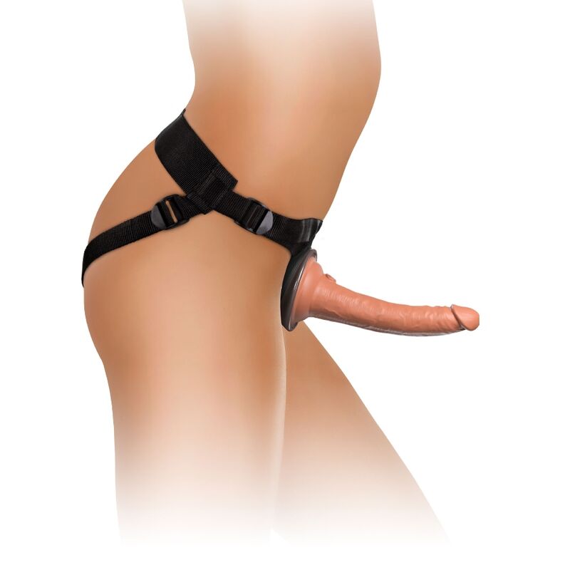 King Cock - Elite Bequemer Verstellbarer Gurt mit Dildo 17.8 cm
