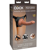 King Cock - Elite Bequemer Verstellbarer Gurt mit Dildo 17.8 cm