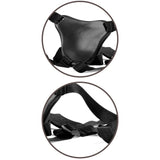 King Cock - Elite Deluxe Verstellbares Harness-Kit Ring mit Hoden & Dildo 20.3 cm