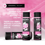 Bruma - Premium-Massageöl mit Wärmeeffekt, Gum-Geschmack 3 in 1 - 100 ml