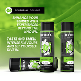 Bruma - Premium-Massageöl mit Wärmeeffekt, Wassermelone-Geschmack 3 in 1 - 100 ml