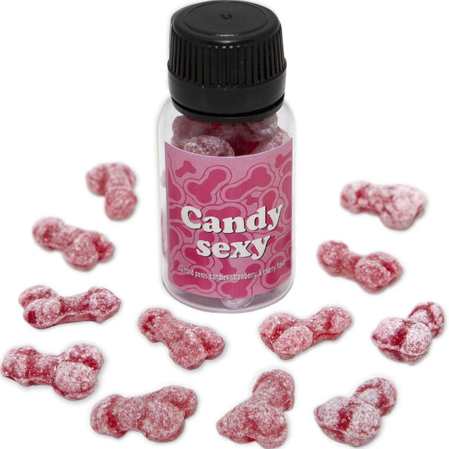 Diablo Picante - Candy Sexy Glas mit 12 Gummibrchen mit Erdbeer-Kirsch-Geschmack