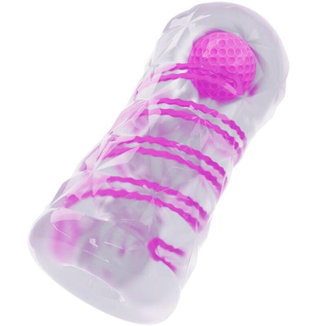 Masturbator Fantasy Männlicher mit Innenspirale und Transparenten Bllen