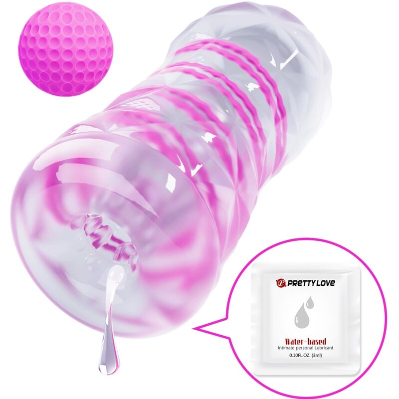 Pretty Love - Fantasy Mnnlicher Masturbator mit Innenspirale und Transparenten Bllen