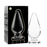 Nebula Series by Ibiza - Modell 4 Analplug Borosilikatglas Klar 11 cm-x-5 cm