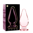 Nebula Series by Ibiza - Modell 4 Analplug Borosilikatglas Rosa 11 cm-x-5 cm