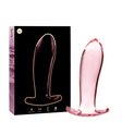 Nebula Series by Ibiza - Modell 5 Analplug Borosilikatglas Rosa 12.5 cm-x-3.5 cm