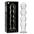 Nebula Series by Ibiza - Modell 10 Dildo Borosilikatglas Klar 16.5 cm-x-3.5 cm