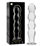 Nebula Series by Ibiza - Modell 10 Dildo Borosilikatglas Klar 16.5 cm-x-3.5 cm