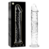 Nebula Series by Ibiza - Modell 12 Dildo Borosilikatglas Klar 17 cm-x-3.5 cm