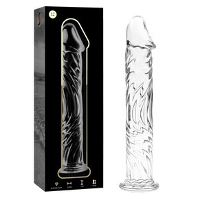 Nebula Series by Ibiza - Modell 12 Dildo Borosilikatglas Klar 17 cm-x-3.5 cm