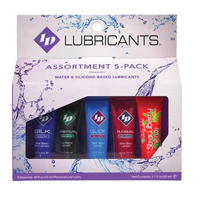 Id Juicy Lube - Sortiert 5x Gleitmittel, Tube Pack 12 ml