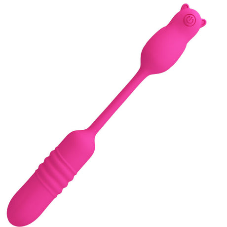 Vibrator Nobikuma Rosa Silikon-Vibrierbullet.2