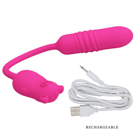 Vibrator Nobikuma Rosa Silikon-Vibrierbullet.5