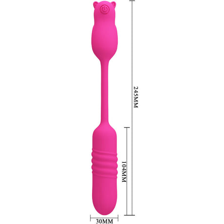 Vibrator Nobikuma Rosa Silikon-Vibrierbullet.6