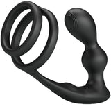 Pretty Love - Marshall Penisring mit Vibratorischem Analplug mit Fernbedienung