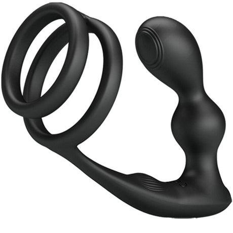Pretty Love - Marshall Penisring mit Vibratorischem Analplug mit Fernbedienung