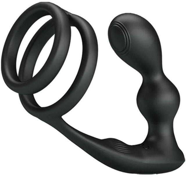 Pretty Love - Marshall Penisring mit Vibratorischem Analplug mit Fernbedienung