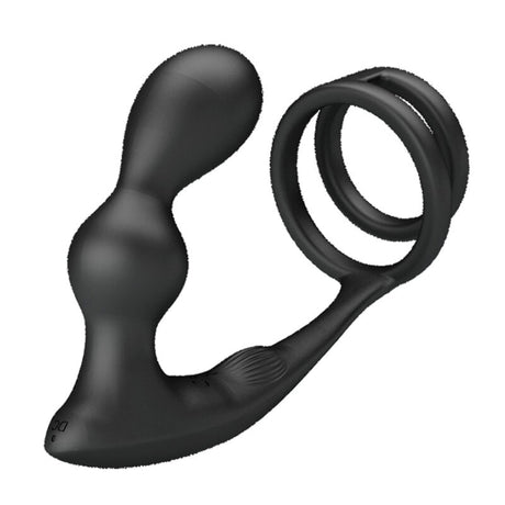 Pretty Love - Marshall Penisring mit Vibratorischem Analplug mit Fernbedienung