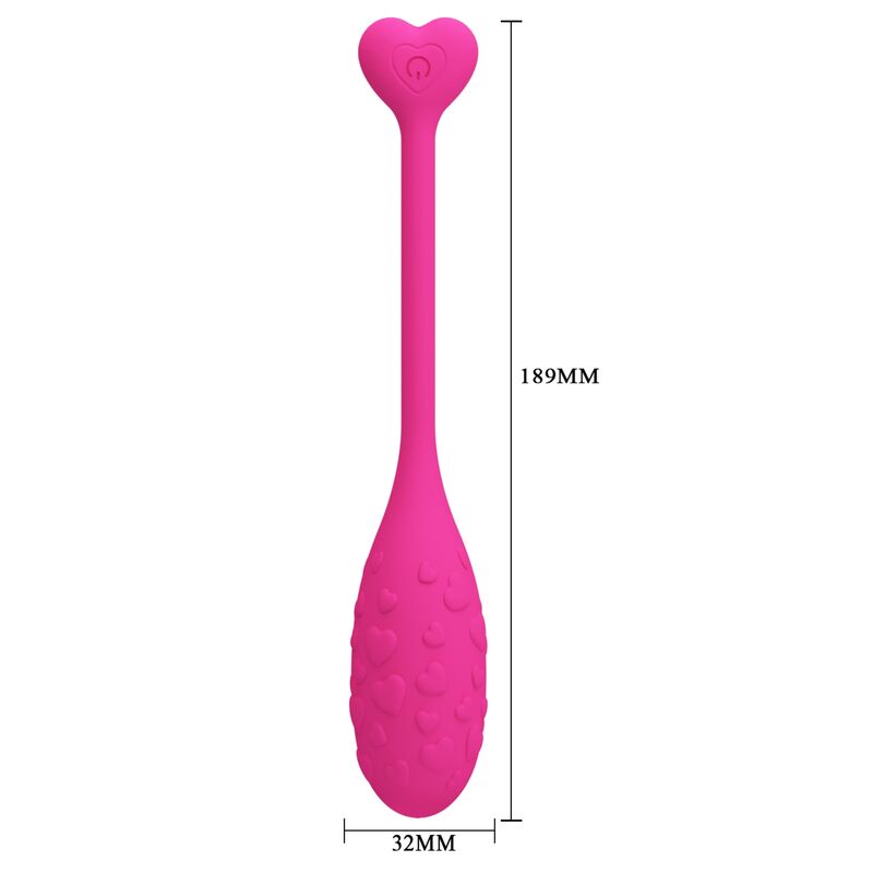 Pretty Love - App-Gesteuertes Rosa Fisher-Vibrations-Ei
