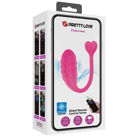 Vibrator App-Gesteuertes Rosa Fisher-Vibrations-Ei.7