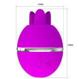 Pretty Love - Gemini Ball Lila. Runder Vibrator aus Silikon
