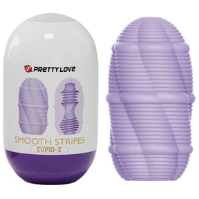 Pretty Love - Glattes Streifen-Cupid-Masturbator-Ei