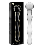 Nebula Series by Ibiza - Modell 13 Dildo Borosilikatglas Klar 18 cm-x-3.5 cm