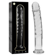 Nebula Series by Ibiza - Modell 16 Dildo Borosilikatglas Klar 18.5 cm-x-3 cm