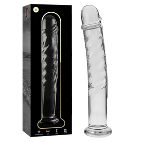 Nebula Series by Ibiza - Modell 16 Dildo Borosilikatglas Klar 18.5 cm-x-3 cm