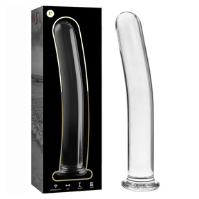 Nebula Series by Ibiza - Modell 17 Dildo Borosilikatglas Klar 18.5 cm-x-3 cm