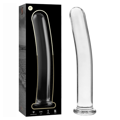 Nebula Series by Ibiza - Modell 17 Dildo Borosilikatglas Klar 18.5 cm-x-3 cm