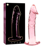 Nebula Series by Ibiza - Modell 19 Dildo Borosilikatglas Rosa 18.5 cm-x-4 cm