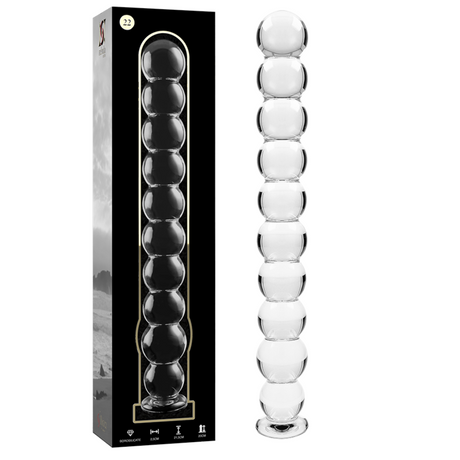 Nebula Series by Ibiza - Modell 22 Dildo Borosilikatglas Klar 21.5 cm-x-2.5 cm