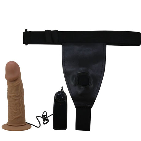 Strap-on Gurt-Hose mit Vibrationsdildo Inklusive.4