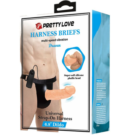 Strap-on Gurt-Hose mit Vibrationsdildo Inklusive.10