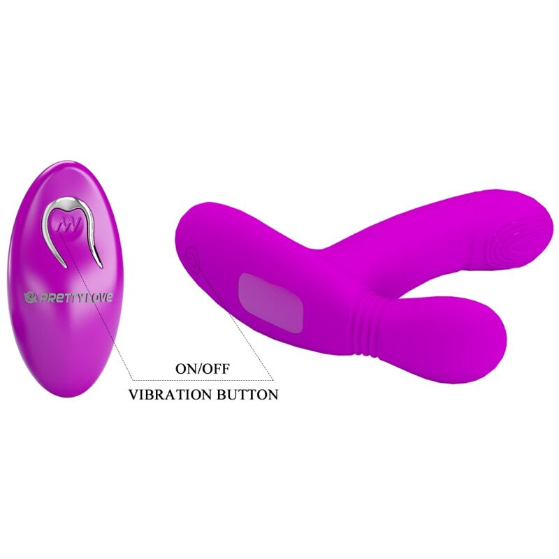 Pretty Love - Geri Klitoris Massager Rosa Fernbedienung