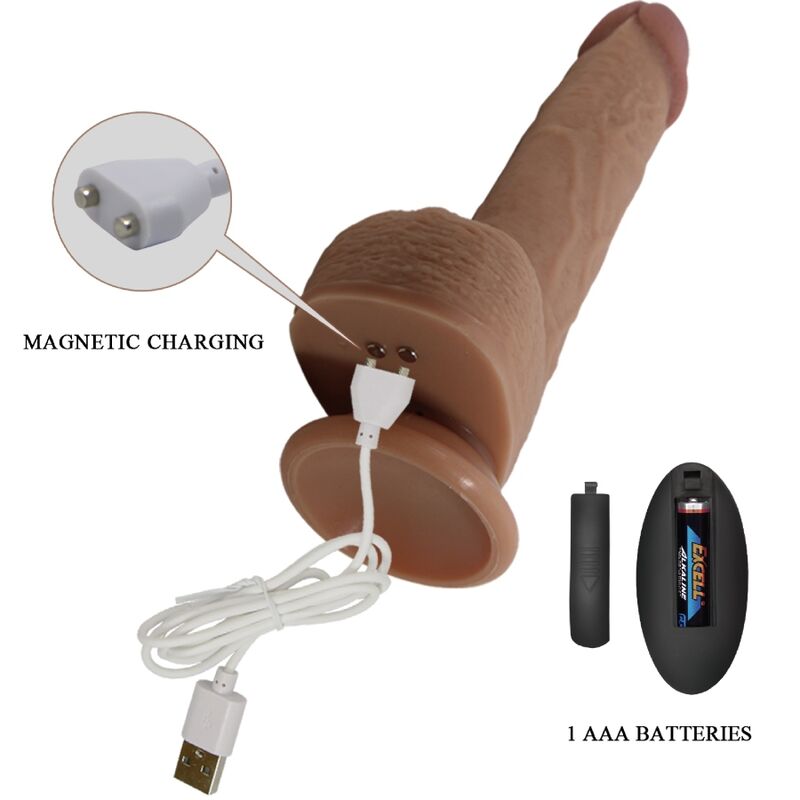 Pretty Love - Tommy Realistischer Dildo-Vibrator 22.5 cm