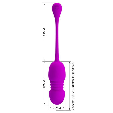 Vibrator Callie Purple Wiederaufladbares Vibrations-Ei Lila.4