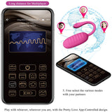 Pretty Love - Catalina Pink Wiederaufladbares Vibrierendes Ei App