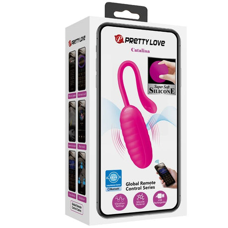 Vibrator Catalina Pink Wiederaufladbares Vibrierendes Ei App.11