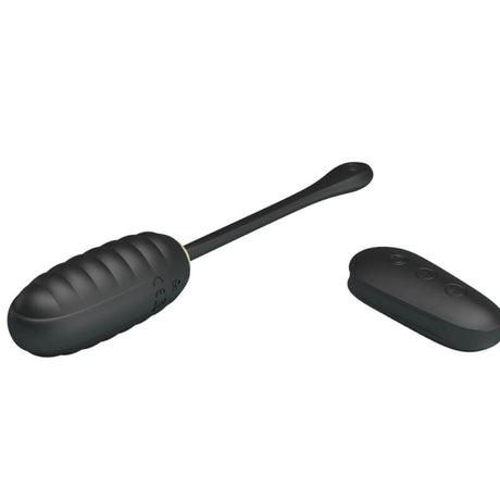 Vibrator Doreen Luxury Wiederaufladbares Vibrierendes Ei Schwarz mit Fernbedienung.3