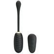 Pretty Love - Doreen Luxury Wiederaufladbares Vibrierendes Ei Schwarz mit Fernbedienung