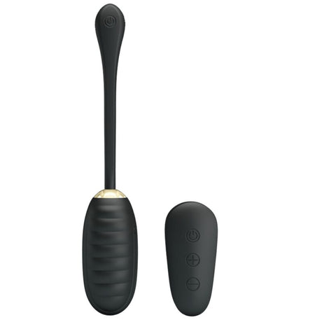 Vibrator Doreen Luxury Wiederaufladbares Vibrierendes Ei Schwarz mit Fernbedienung