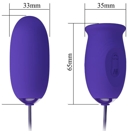 Pretty Love - Daisy Youth Violet Wiederaufladbarer Vibrator-Stimulator