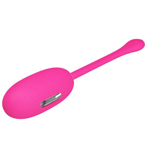 Pretty Love - Doreen Wiederaufladbares Vibrierendes Ei Magenta mit Fernbedienung