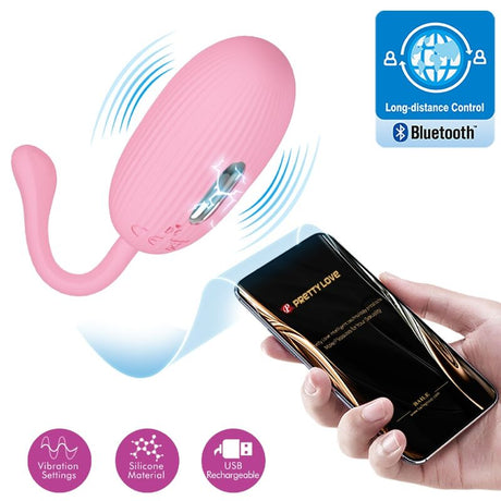 Vibrator Doreen Pink Wiederaufladbares Vibrations-Ei.5