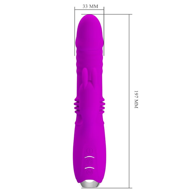 Pretty Love - Dorothy Purple Wiederaufladbarer Kaninchenvibrator