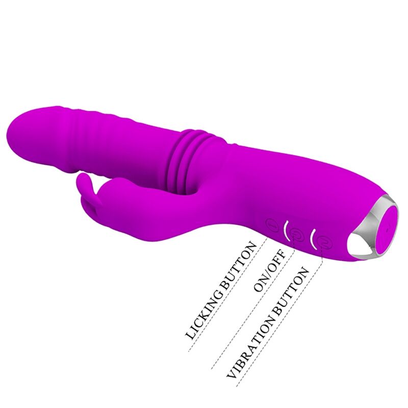 Pretty Love - Dorothy Purple Wiederaufladbarer Kaninchenvibrator