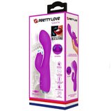 Pretty Love - Gloria Wiederaufladbarer Kaninchenvibrator, Wasserdicht, Lila